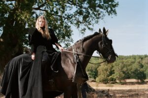 Urban Paws equestrian talent Teake features in Paris Paloma's music video for Silhouette on the Hill.